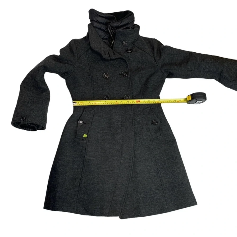 Soia and Kyo Wool Blend Jacket with Down Filled Bib and Cuffs - Picture 9 of 10